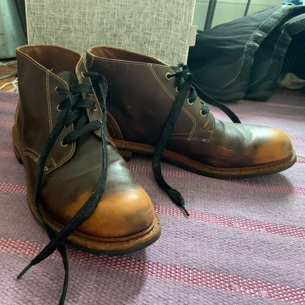 Allen Edmonds odenwald boots.  Men’s 8.
